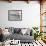 New York Construction Workers Lunching on a Crossbeam-null-Framed Photographic Print displayed on a wall