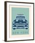 New York - Cop Car-Ben James-Framed Giclee Print