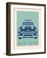 New York - Cop Car-Ben James-Framed Giclee Print