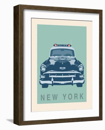 New York - Cop Car-Ben James-Framed Giclee Print