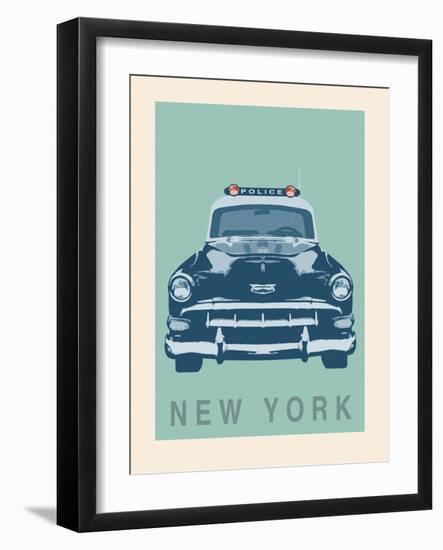 New York - Cop Car-Ben James-Framed Giclee Print