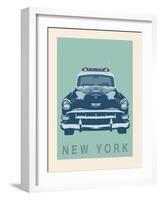 New York - Cop Car-Ben James-Framed Giclee Print