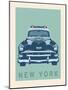 New York - Cop Car-Ben James-Mounted Giclee Print