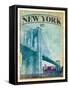 NEW YORK cover-Jace Grey-Framed Stretched Canvas