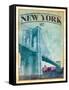 NEW YORK cover-Jace Grey-Framed Stretched Canvas