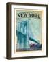 NEW YORK cover-Jace Grey-Framed Art Print