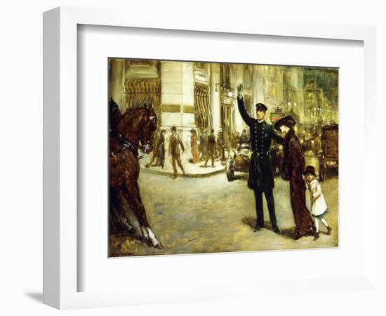 New York Crossing-Warren B. Davis-Framed Giclee Print