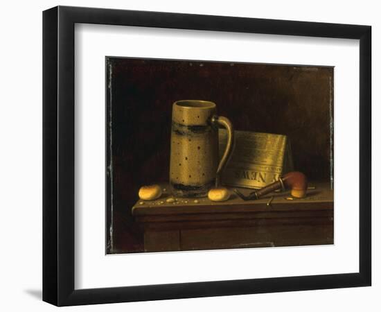 New York Daily News-William Michael Harnett-Framed Giclee Print