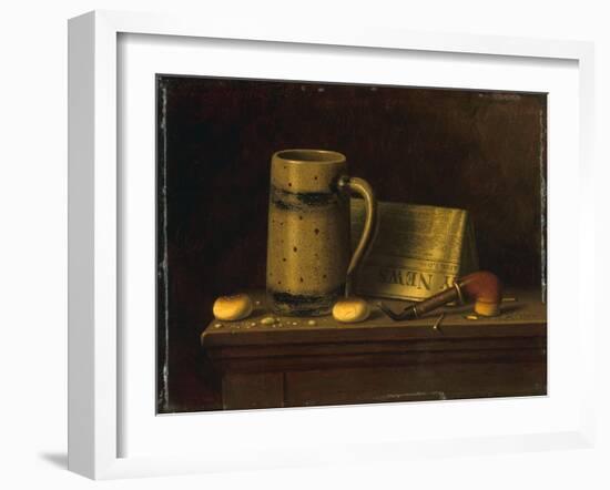 New York Daily News-William Michael Harnett-Framed Giclee Print