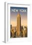New York - Dave Thompson Contemporary Travel Print-Dave Thompson-Framed Giclee Print