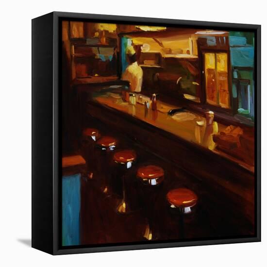 New York Deli-Pam Ingalls-Framed Stretched Canvas
