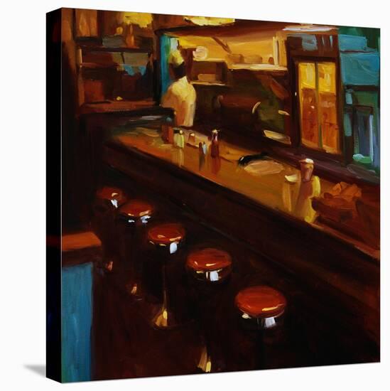New York Deli-Pam Ingalls-Stretched Canvas