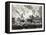 New York: Destruction by Fire of the Manhattan Market Building. U.S., 1880 1881-null-Framed Stretched Canvas