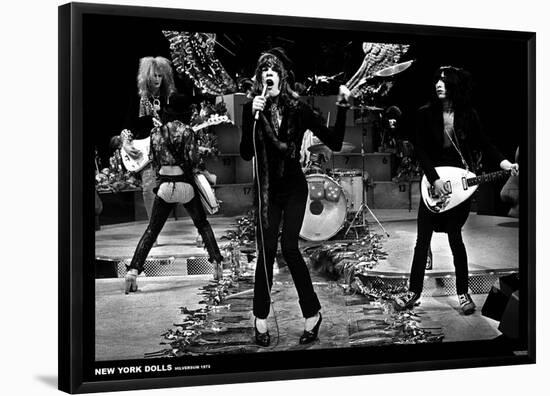 New York Dolls – Hilversum, Holland 1973-null-Framed Poster