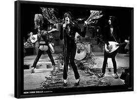 New York Dolls – Hilversum, Holland 1973-null-Framed Poster