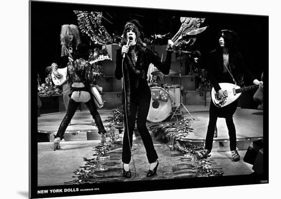 New York Dolls – Hilversum, Holland 1973-null-Mounted Poster