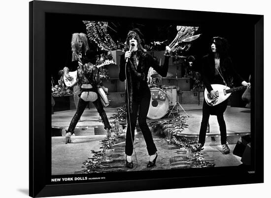 New York Dolls – Hilversum, Holland 1973-null-Framed Poster