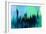 New York Downtown Skyline-NaxArt-Framed Art Print