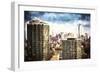 New York Downtown-Philippe Hugonnard-Framed Giclee Print