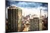 New York Downtown-Philippe Hugonnard-Mounted Giclee Print