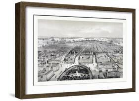 New York Drawn from Nature and on Stone, Circa 1849, USA, America-John Bachmann-Framed Giclee Print