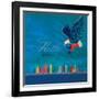 New York - Eagle-Dominique Vari-Framed Art Print