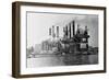 New York Edision Company Power Plant-null-Framed Photographic Print