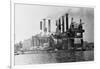 New York Edision Company Power Plant-null-Framed Photographic Print