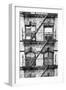 New York Emergency Staircase-Philippe Hugonnard-Framed Giclee Print