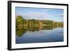 New York, Erie Canal. Fall reflections on the Oswego Canal.-Cindy Miller Hopkins-Framed Photographic Print