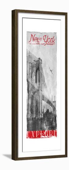 New York Explore-Jace Grey-Framed Premium Giclee Print