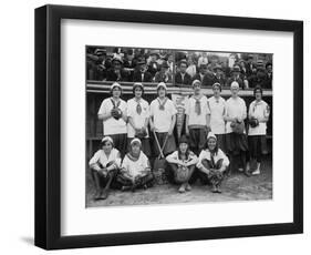 New York Female Giants, Baseball Photo No.2 - New York, NY-Lantern Press-Framed Art Print