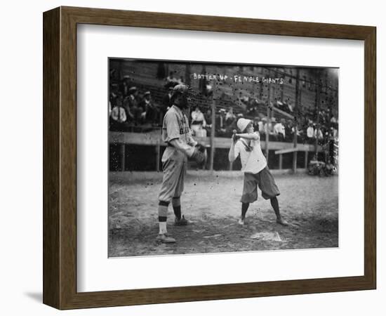 New York Female Giants, Baseball Photo No.5 - New York, NY-Lantern Press-Framed Art Print