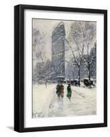 New York: Flatiron, 1919-Guy Wiggins-Framed Giclee Print