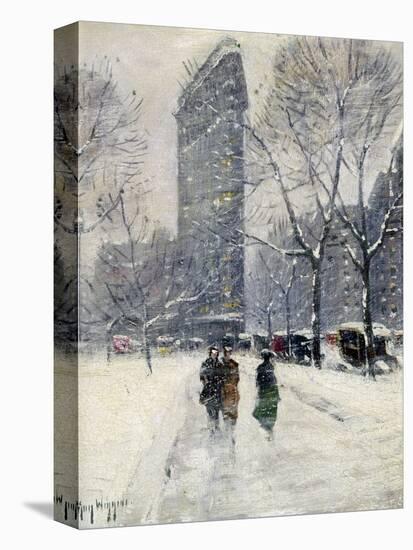 New York: Flatiron, 1919-Guy Wiggins-Stretched Canvas