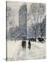 New York: Flatiron, 1919-Guy Wiggins-Stretched Canvas