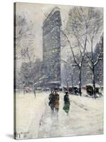 New York: Flatiron, 1919-Guy Wiggins-Stretched Canvas