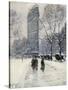 New York: Flatiron, 1919-Guy Wiggins-Stretched Canvas