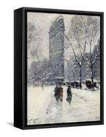 New York: Flatiron, 1919-Guy Wiggins-Framed Stretched Canvas