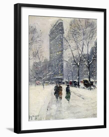 New York: Flatiron, 1919-Guy Wiggins-Framed Giclee Print