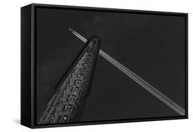 New York - Flatiron Crossing-Michael Jurek-Framed Stretched Canvas