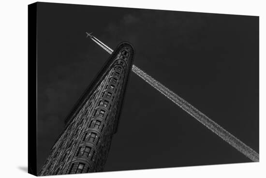 New York - Flatiron Crossing-Michael Jurek-Stretched Canvas