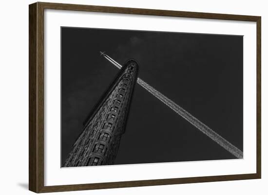 New York - Flatiron Crossing-Michael Jurek-Framed Photographic Print