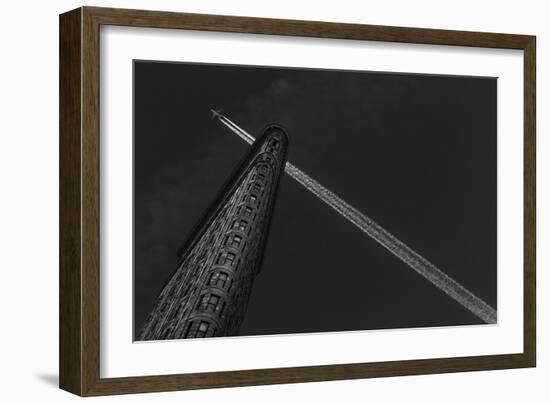 New York - Flatiron Crossing-Michael Jurek-Framed Photographic Print