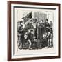 New York: Free Service of Coffee and Bread. U.S., 1880 1881-null-Framed Giclee Print