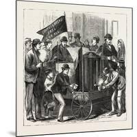 New York: Free Service of Coffee and Bread. U.S., 1880 1881-null-Mounted Giclee Print