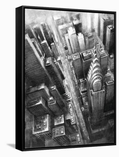 New York from Above I-Giampaolo Pasi-Framed Stretched Canvas