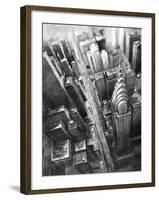 New York from Above I-Giampaolo Pasi-Framed Art Print