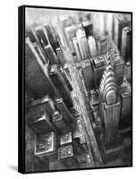 New York from Above I-Giampaolo Pasi-Framed Stretched Canvas