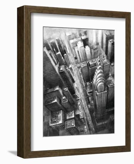 New York from Above I-Giampaolo Pasi-Framed Art Print